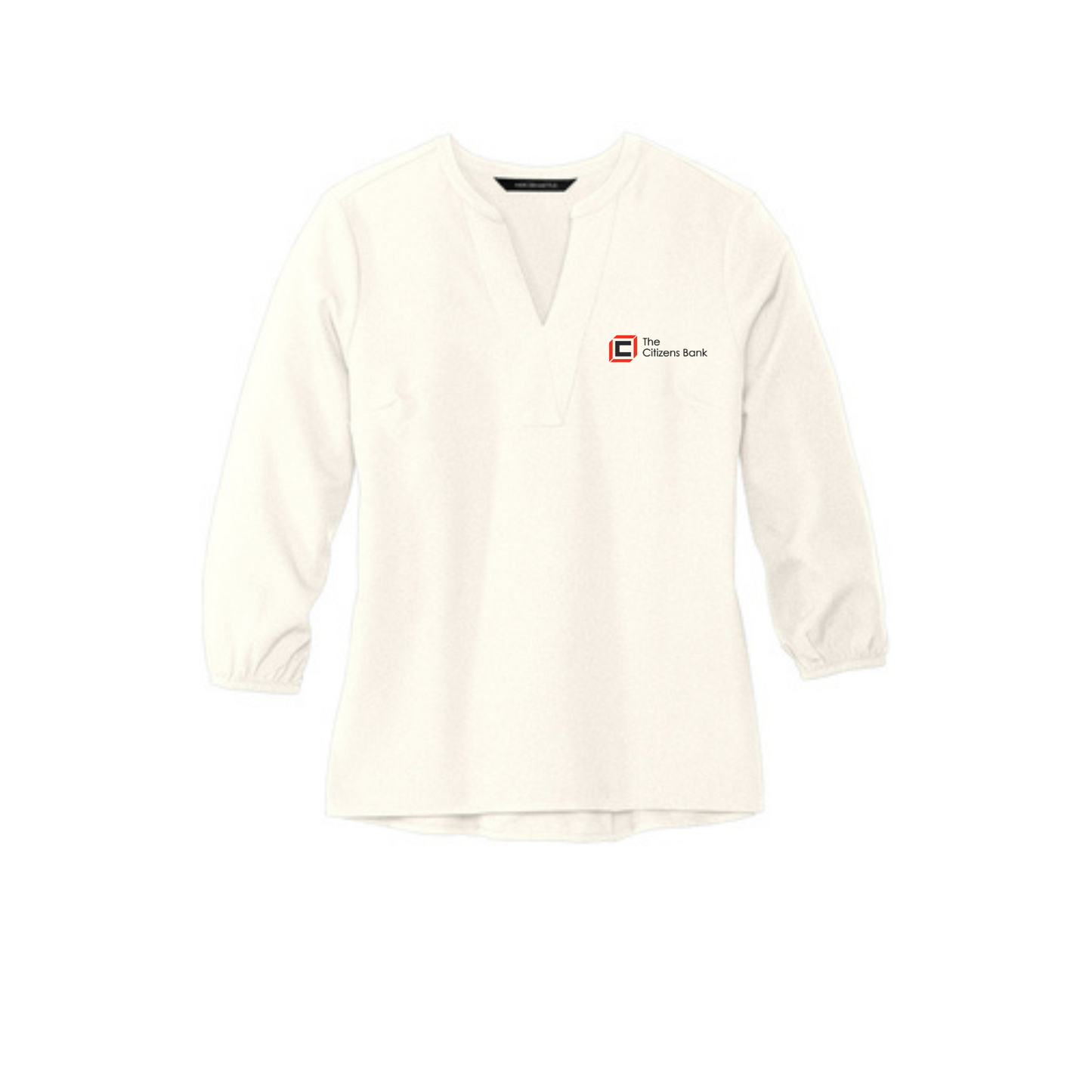 The Citizens Bank - Mercer+Mettle™ Women's Stretch Crepe 3/4-Sleeve Blouse