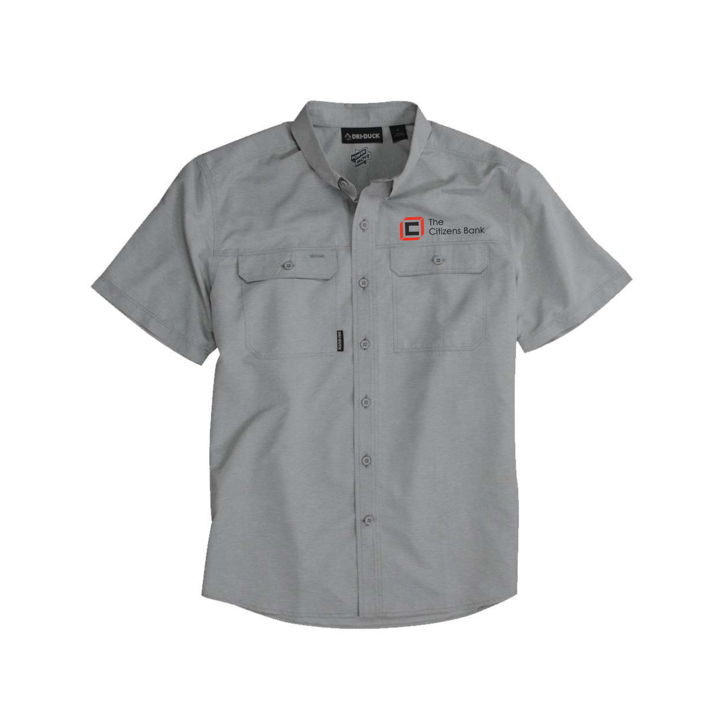 The Citizens Bank - DRI DUCK - Crossroad Woven Short Sleeve Shirt