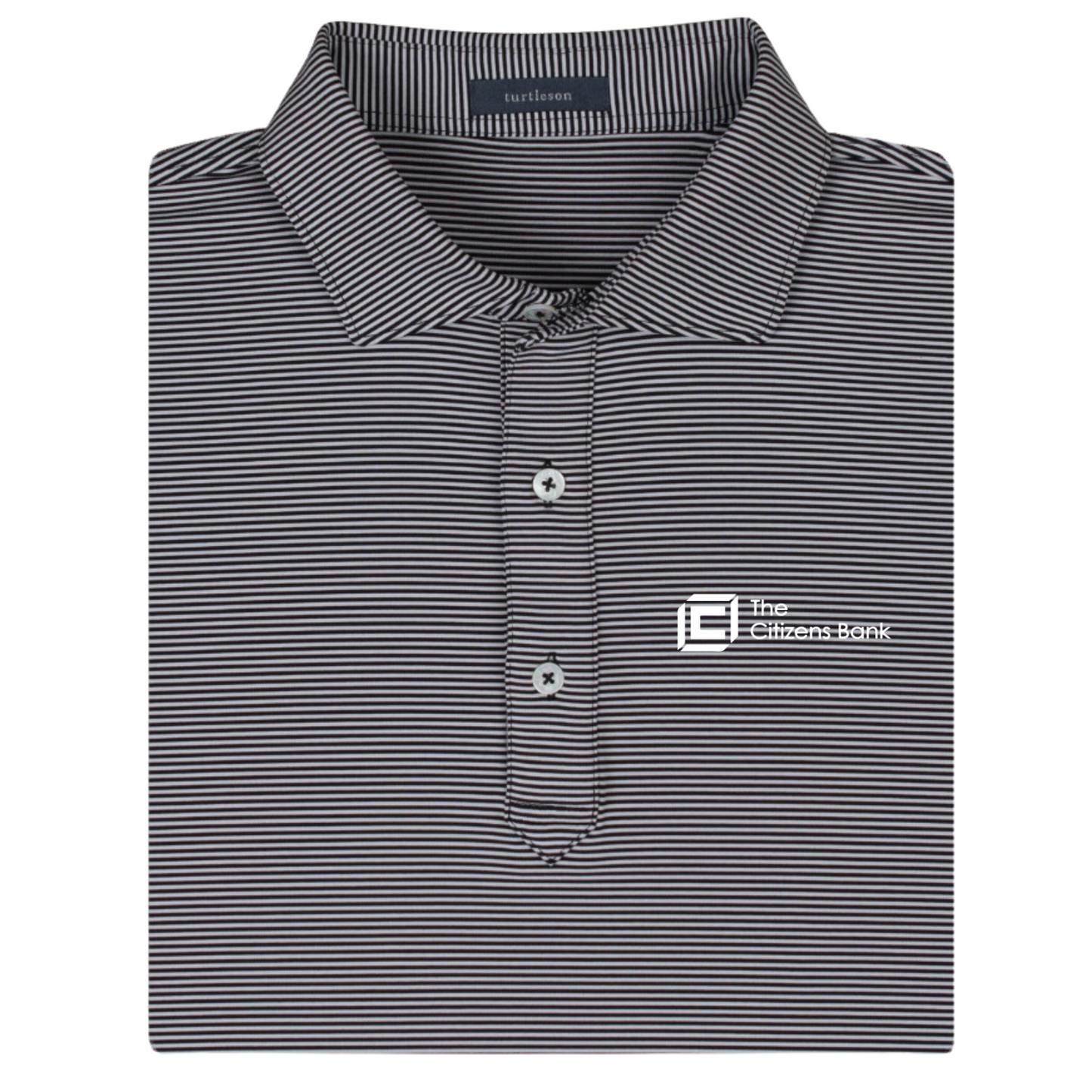 The Citizens Bank - Turtleson Carter Stripe Performance Polo