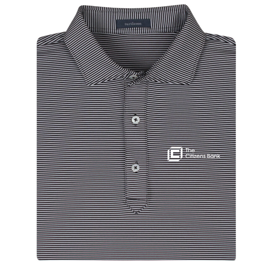 The Citizens Bank - Turtleson Carter Stripe Performance Polo