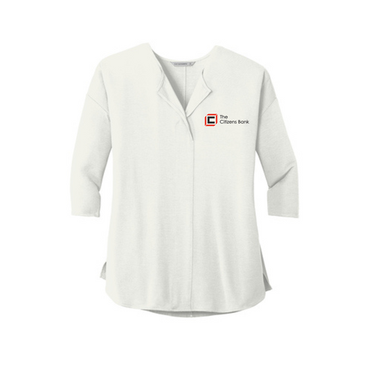 The Citizens Bank - Port Authority® Ladies Concept 3/4-Sleeve Soft Split Neck Top