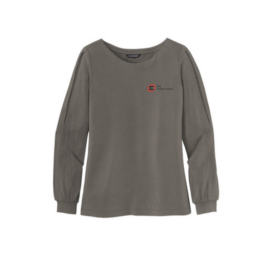 The Citizens Bank - Port Authority ® Ladies Luxe Knit Jewel Neck Top