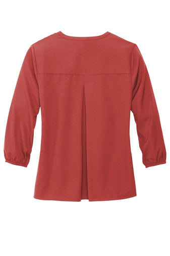 The Citizens Bank - Mercer+Mettle™ Women's Stretch Crepe 3/4-Sleeve Blouse