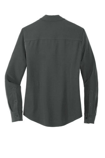 The Citizens Bank - Mercer+Mettle™ Women's Stretch Crepe Long Sleeve Camp Blouse