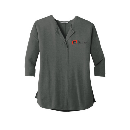 The Citizens Bank - Port Authority® Ladies Concept 3/4-Sleeve Soft Split Neck Top