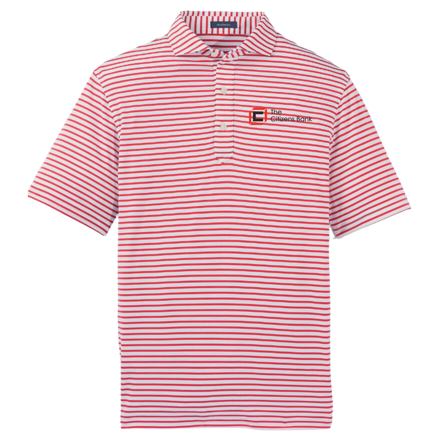 The Citizens Bank - Turtleson Gus Stripe Performance Polo