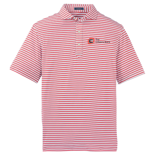 The Citizens Bank - Turtleson Gus Stripe Performance Polo