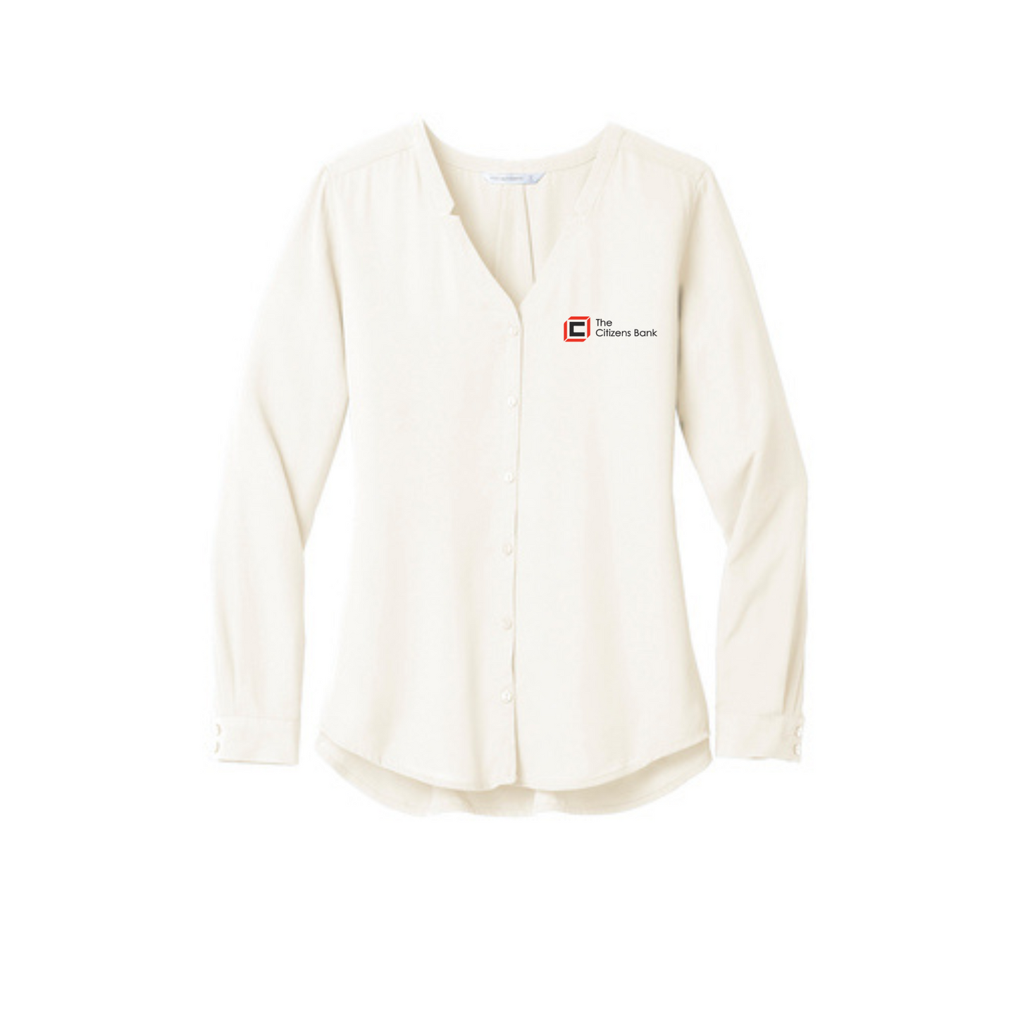 The Citizens Bank - Port Authority ® Ladies Long Sleeve Button-Front Blouse