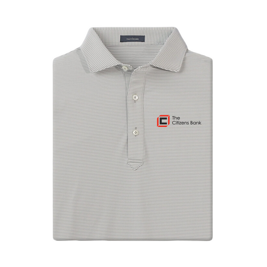 The Citizens Bank - Turtleson Carter Stripe Performance Polo