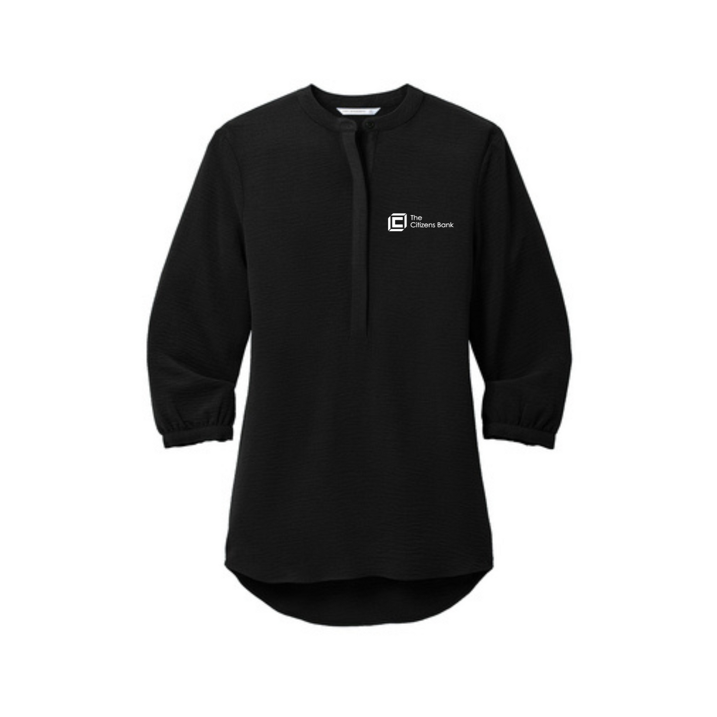 The Citizens Bank - Port Authority® Ladies 3/4-Sleeve Textured Crepe Tunic