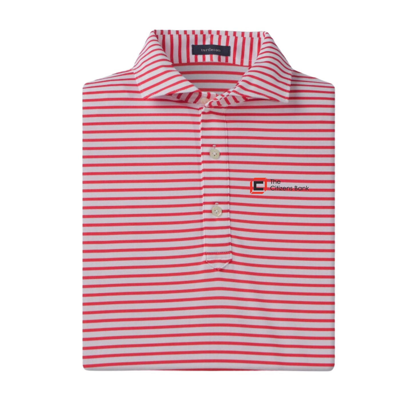 The Citizens Bank - Turtleson Gus Stripe Performance Polo
