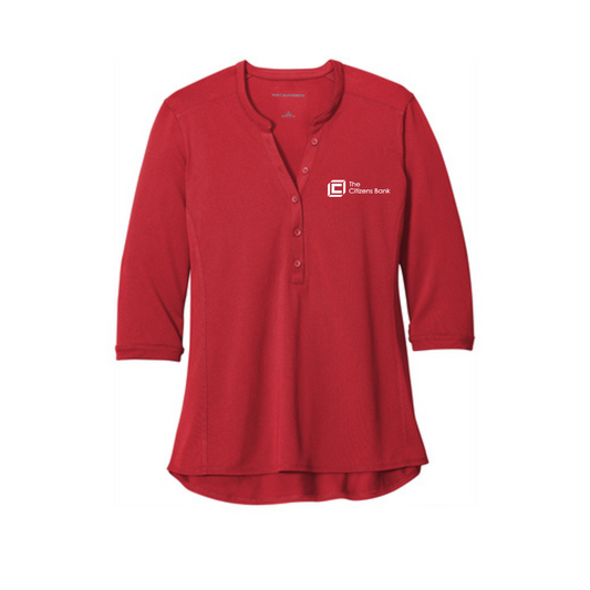The Citizens Bank - Port Authority ® Ladies UV Choice Pique Henley