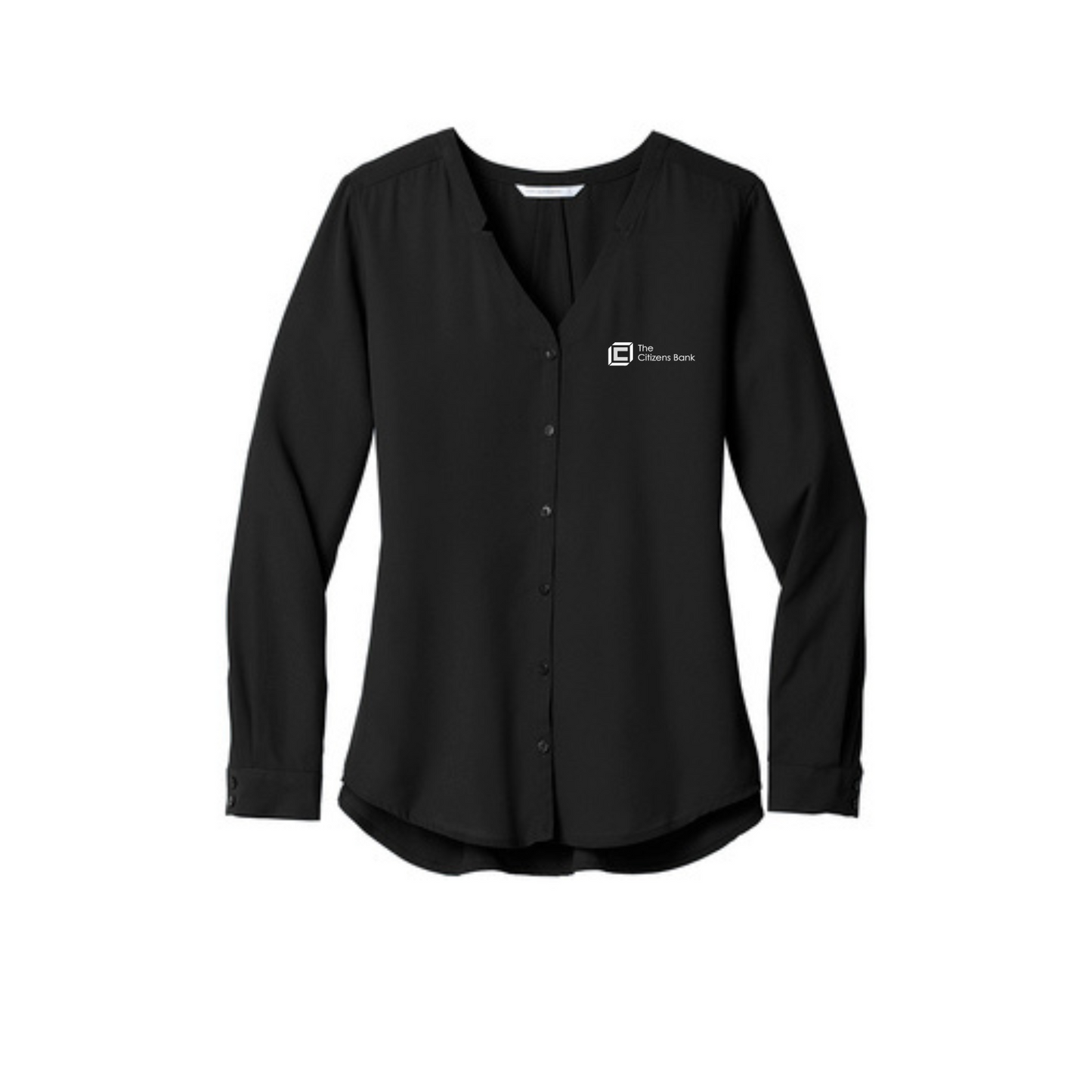 The Citizens Bank - Port Authority ® Ladies Long Sleeve Button-Front Blouse