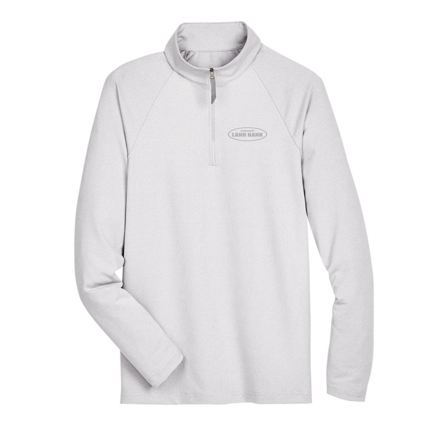 MS Land Bank Men's Devon & Jones CrownLux Performance Clubhouse Micro-Stripe Quarter-Zip
