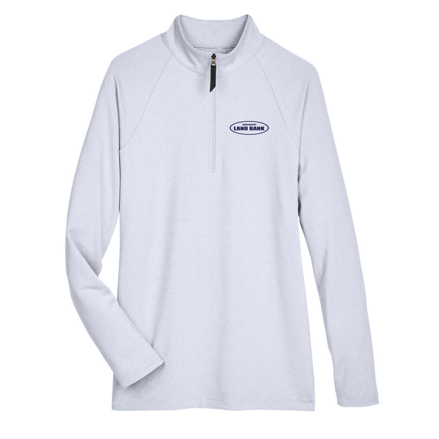 MS Land Bank Women's Devon & Jones CrownLux Performance Clubhouse Micro-Stripe Quarter-Zip