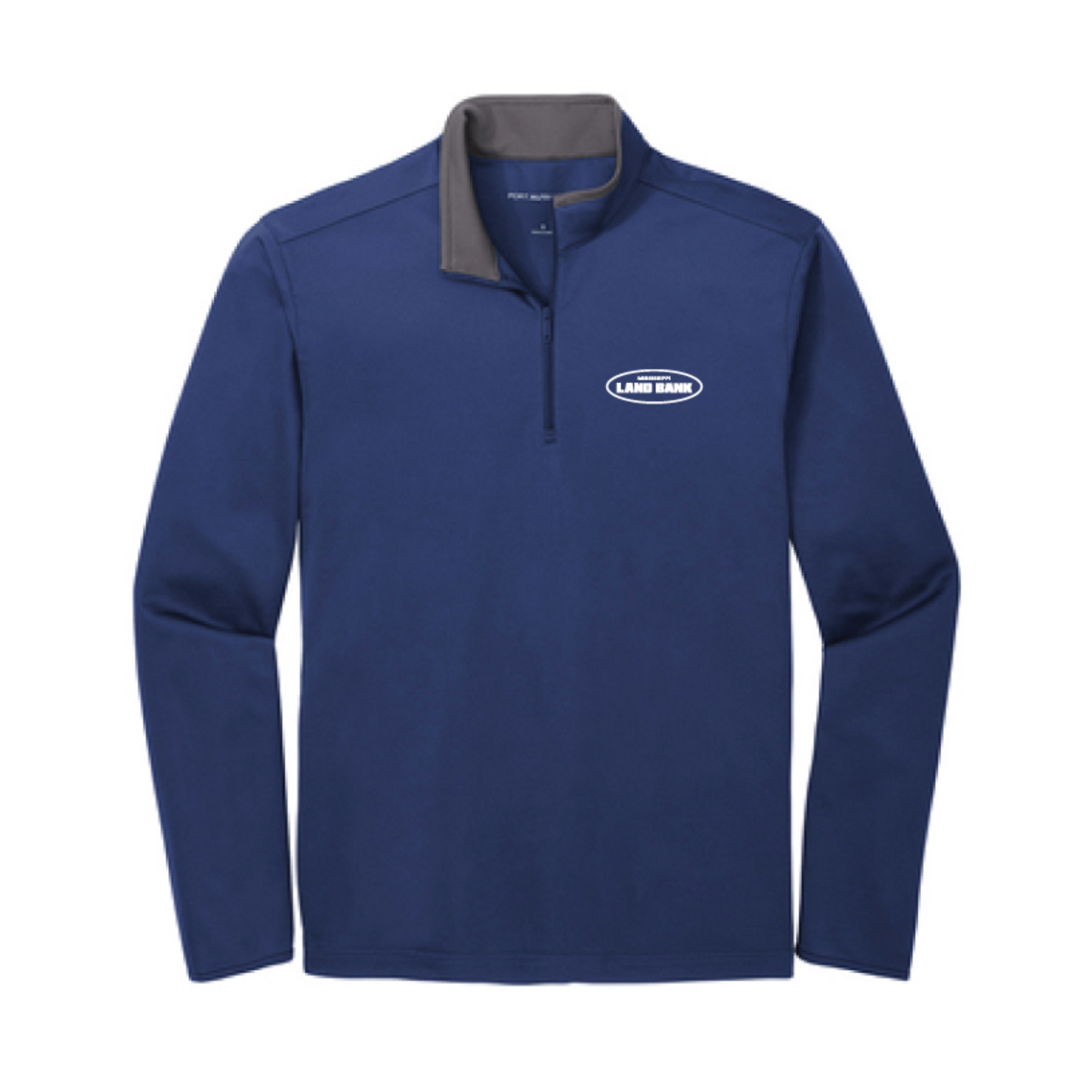MS Land Bank Men's Port Authority® Silk Touch™ Performance 1/4 Zip