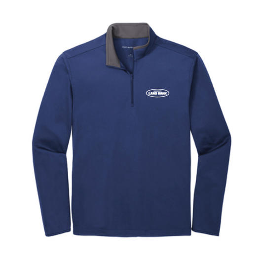 MS Land Bank Men's Port Authority® Silk Touch™ Performance 1/4 Zip