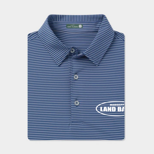 MS Land Bank Men's GenTeal Driver Stripe Polo