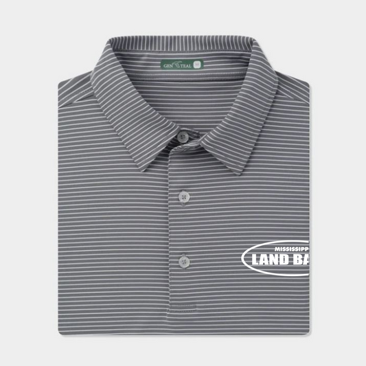 MS Land Bank Men's GenTeal Driver Stripe Polo